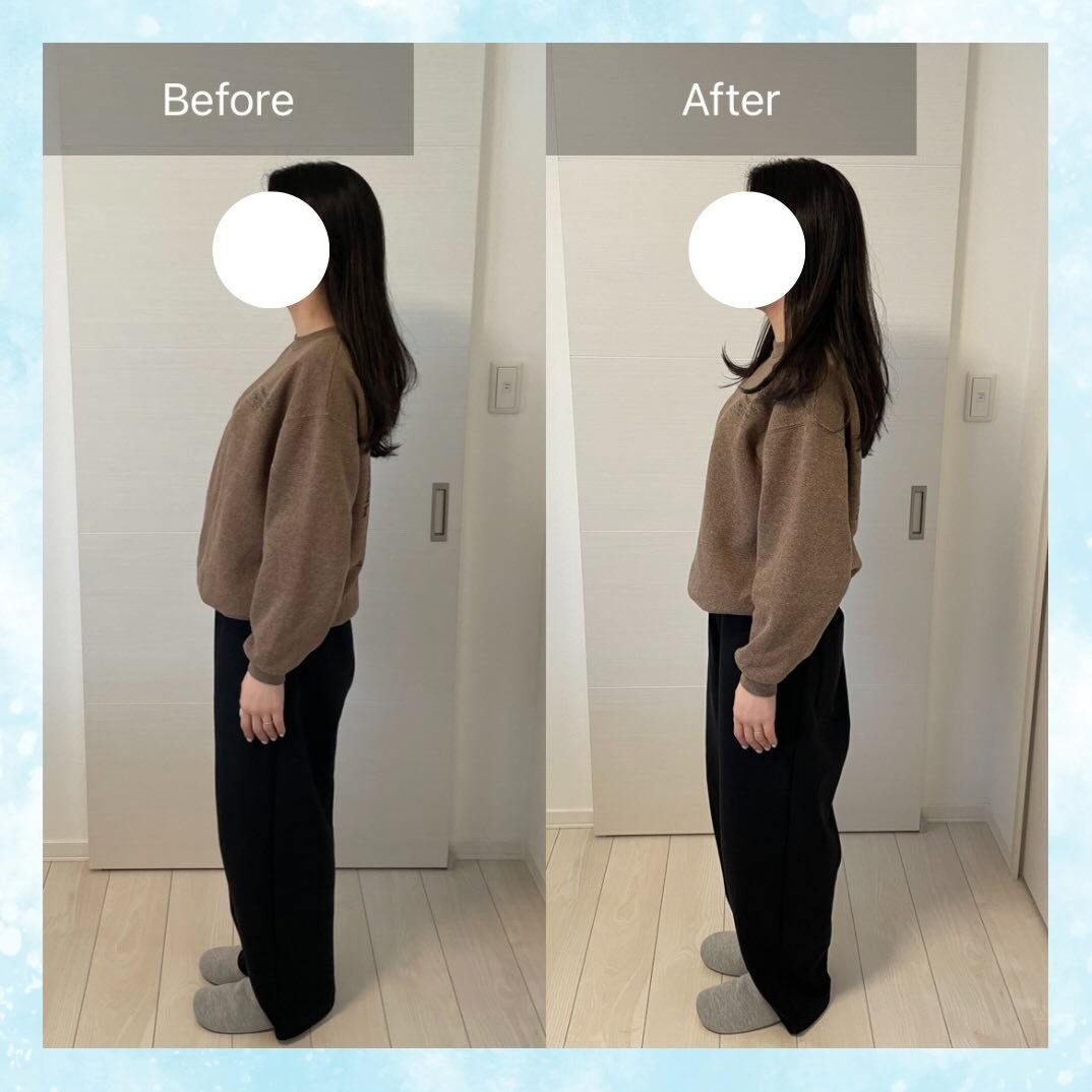 「姿勢を正しているつもりなのに
